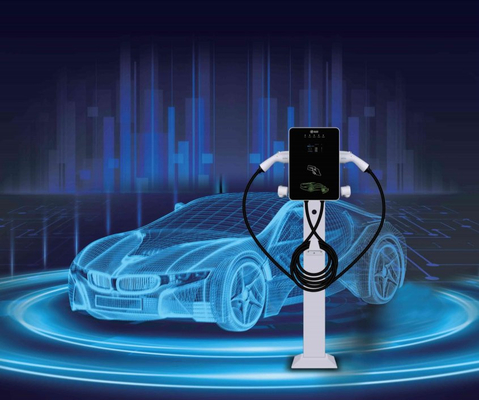 Станции заряжателя 30KW 100A EV с 5 метрами привязывают оружие